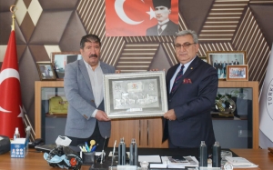 Sivas Ticaret Borsası Yönetim Kurulu Başkanı Abdulkadir Hastaoğlu ve yönetim