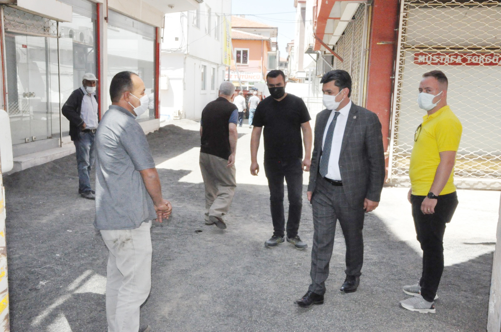 Yerköy Belediye Başkanı Ferhat Yılmaz, ilçe merkezinde yapımına başlanan üç