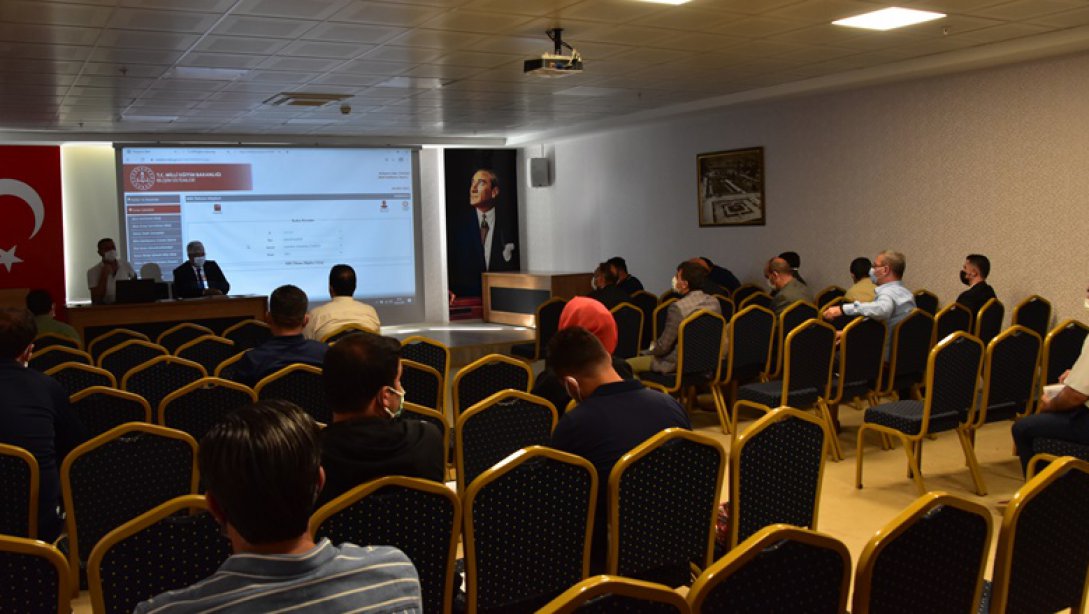 Yozgat İl Milli Eğitim Müdürü Yusuf Yazıcı, Okul müdürleri ile