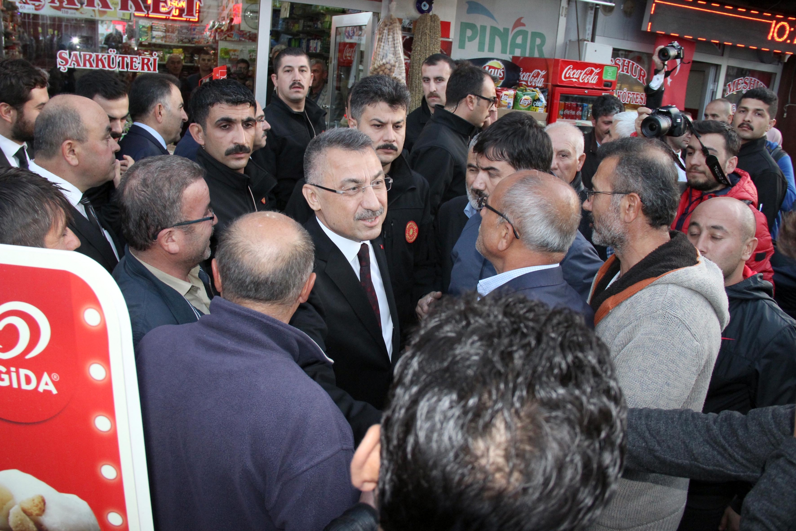 Cumhurbaşkanı Yardımcısı Hemşerimiz Fuat Oktay, beraberinde Ulaştırma ve Altyapı Bakanı