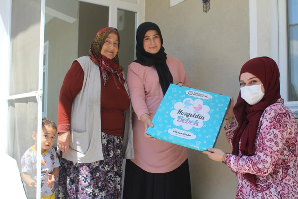 Boğazlıyan Belediyesi tarafından başlatılan ‘Hoş geldin Bebek’ projesi ziyaretleri devam