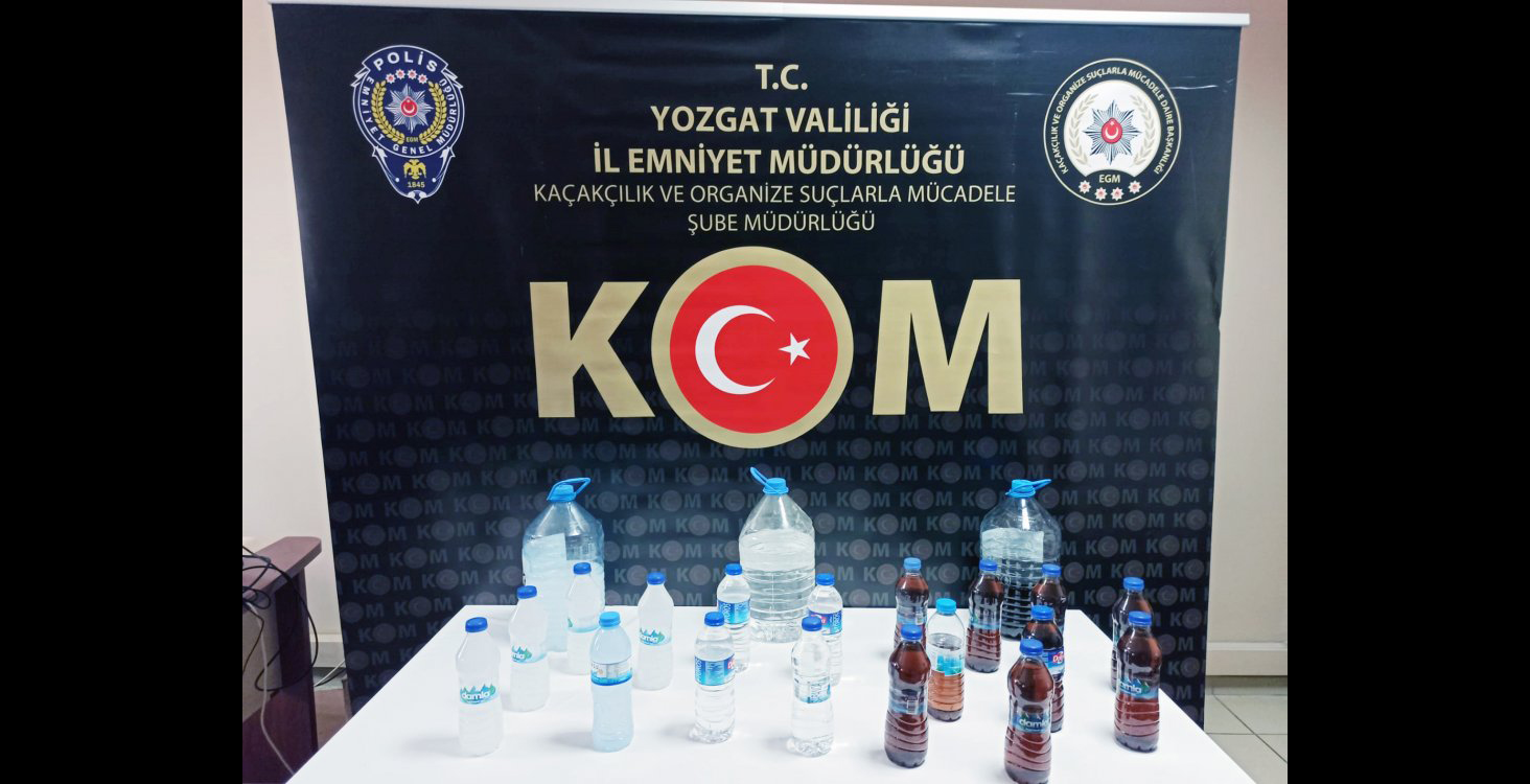 İl Emniyet Müdürlüğü ekipleri tarafından düzenlenen operasyonda ele geçirilen kaçak