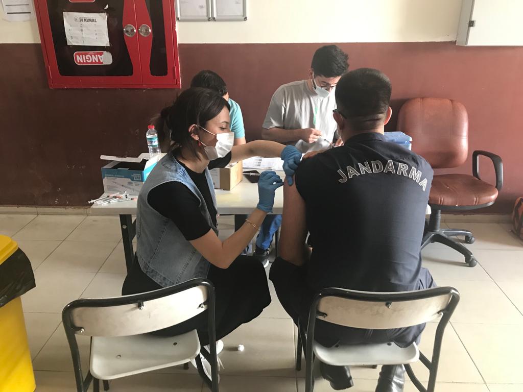 Yozgat İl Jandarma Komutanlığı'ndan yapılan açıklamaya göre, Covid-19 aşılama takvimi