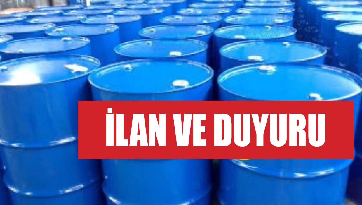 İSKİLİP BELEDİYESİ FEN İŞLERİ MÜDÜRLÜĞÜ SIVI KLOR (SODYUM HİPOKLORİT SOLÜSYONU