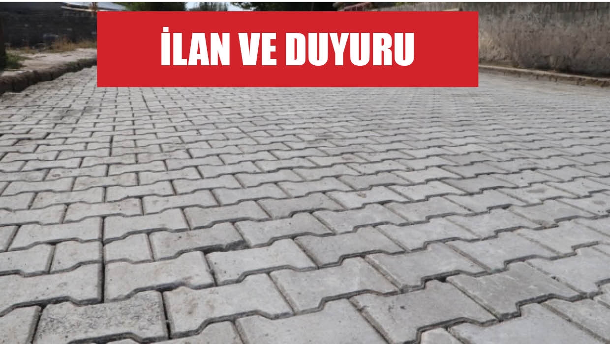 Alaca Belediyesi Fen İşleri Müdürlüğü, Kilitli Parke Taşı(8cm) Döşenmesi miktarı;