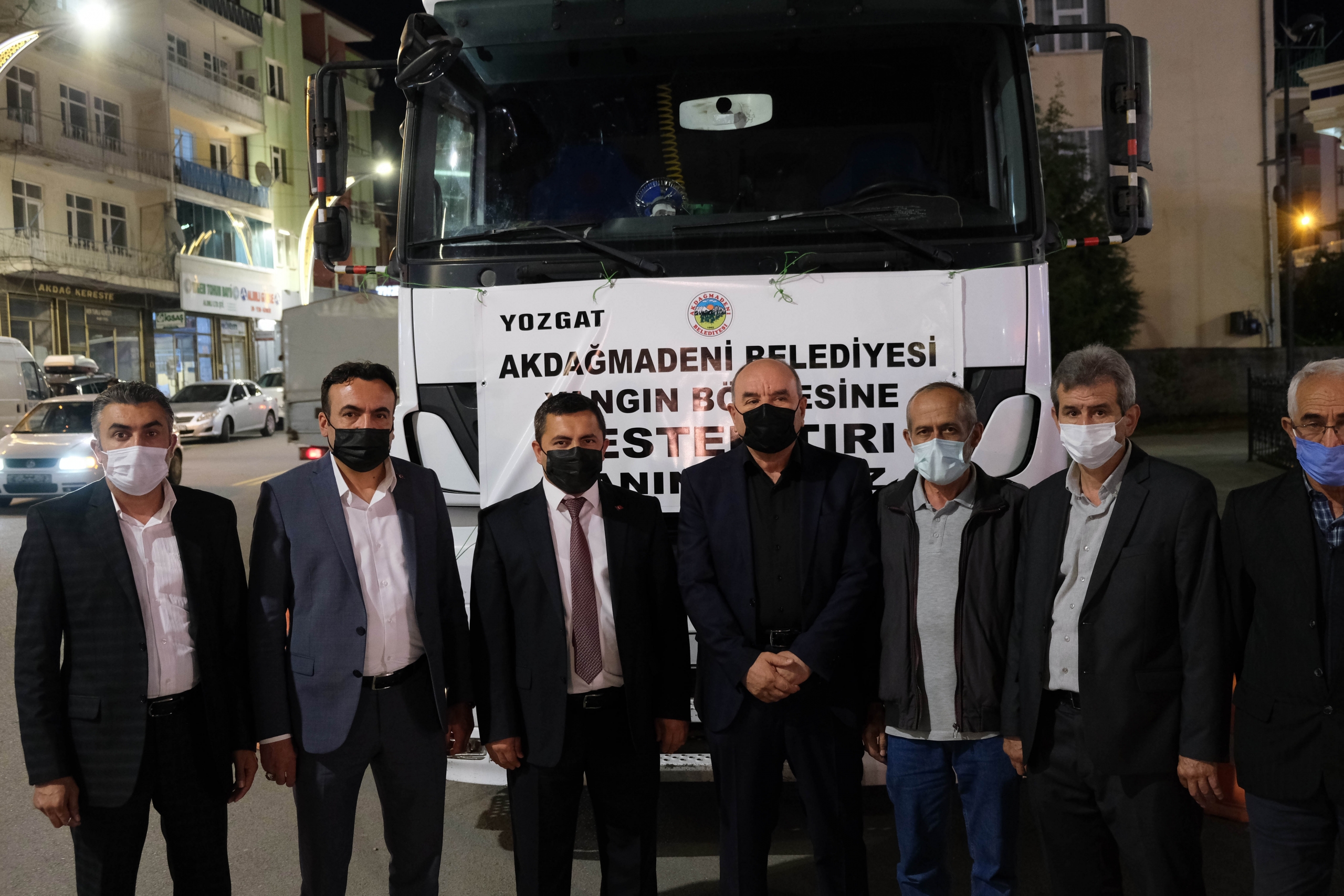 Bir hafta önce Akdağmadeni Belediyesi tarafından başlatılan ‘’Yangın Bölgelerine Destek