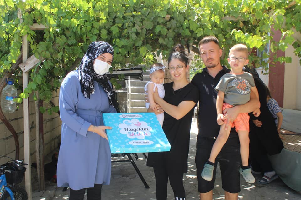 Boğazlıyan Belediye Başkanı Gökhan Coşar “Hoş Geldin Bebek” ziyaretleri pandemi
