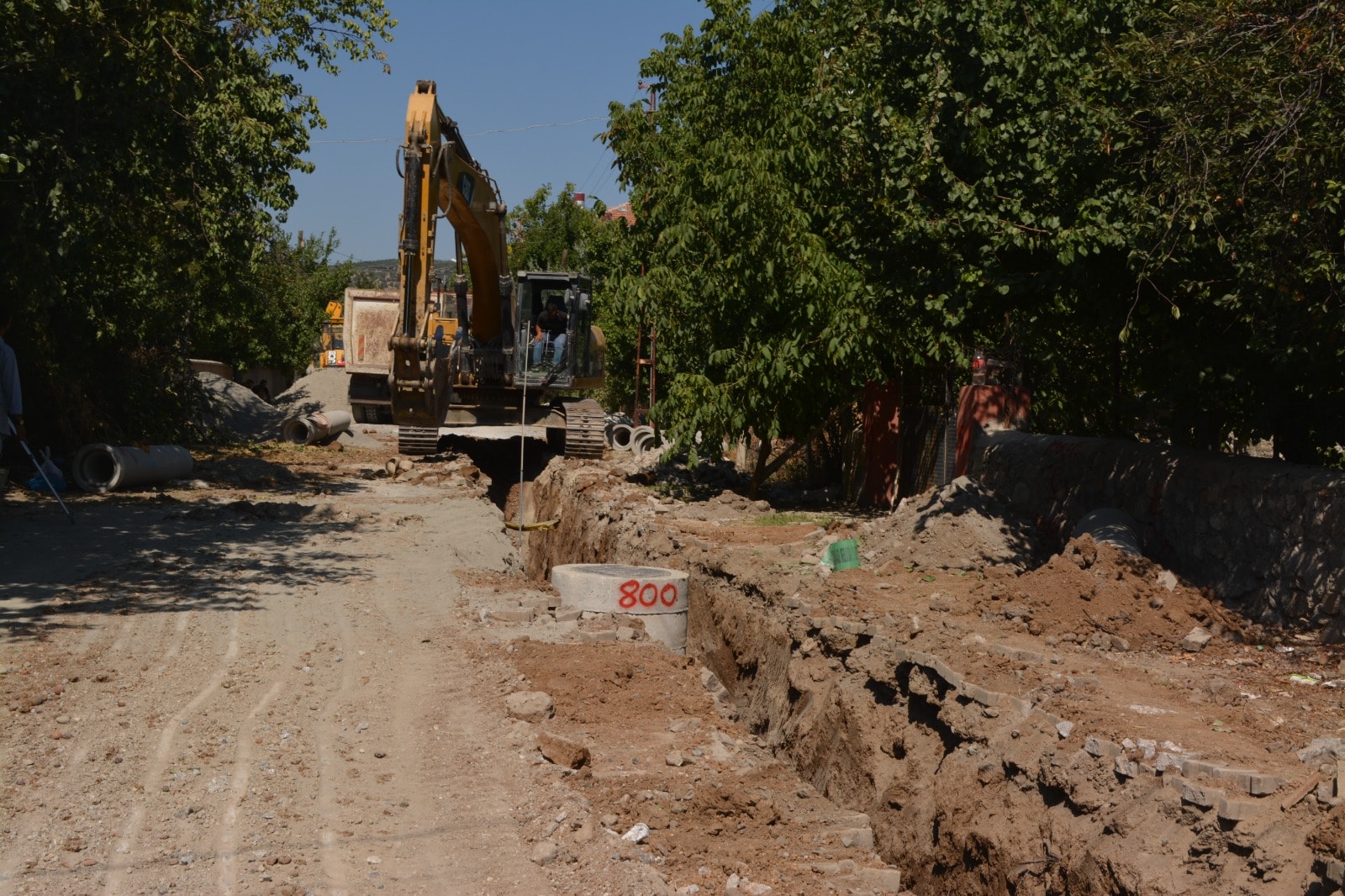 Çekerek Belediye Başkanı Eyyüp Çakır İlçenin Kanalizasyon Alt Yapı Yenileme