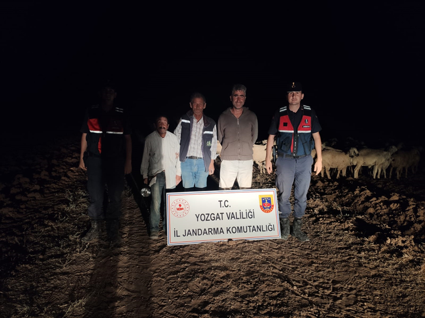 Yozgat İl ve Yenifakılı İlçe Jandarma Komutanlığı ekipleri Yenifakılı İlçesinde