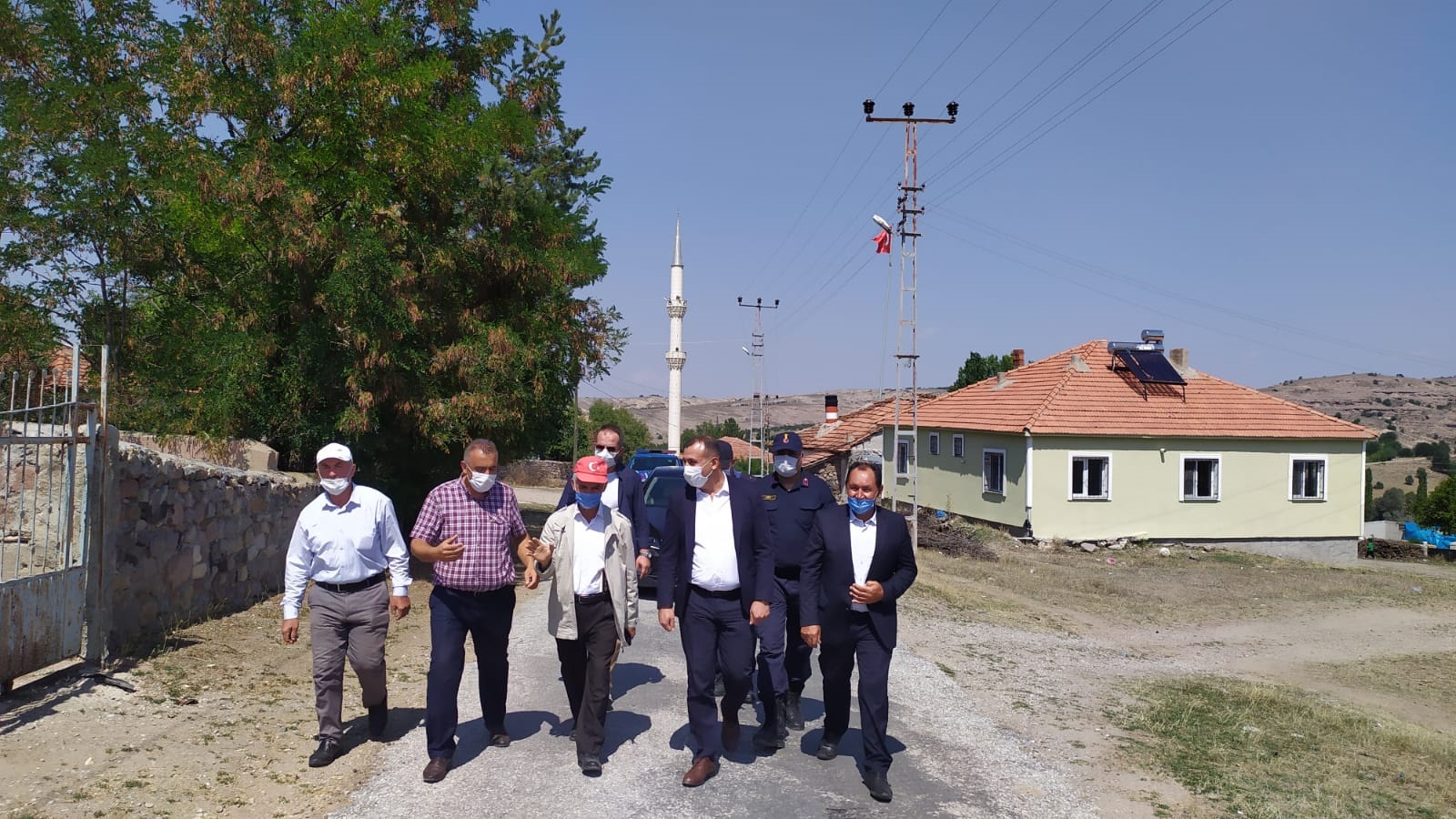 Akdağmadeni Kaymakamı İrem Baha Yağan, köy ziyaretleri kapsamında, Körük köyünü