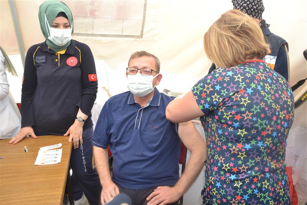 Sağlık Bakanlığı verilerine göre ülke genelinde Kovid-19 aşılama çalışmalarında bölgede