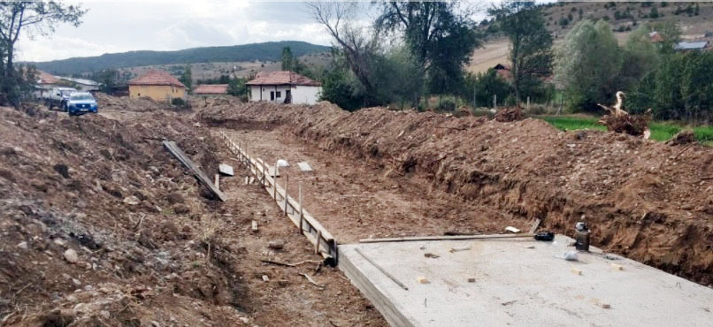 Devlet Su İşleri 12. Bölge müdürlüğü tarafından Akdağmadeni ilçesi Yukarıçulhalı