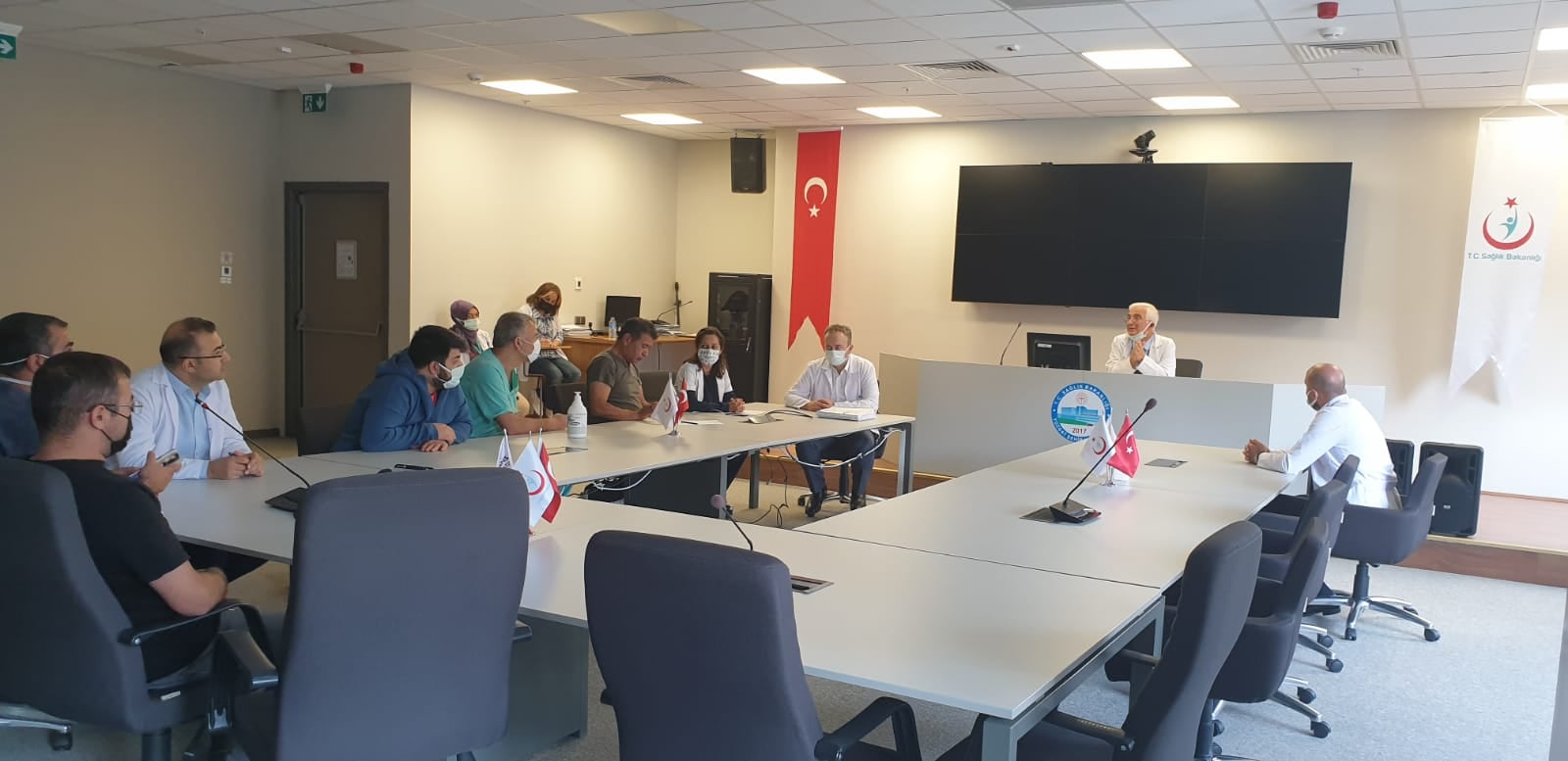 Yozgat Şehir Hastanesinde Pandemi Kurul Toplantısı Başhekim Vekili Uz. Dr.