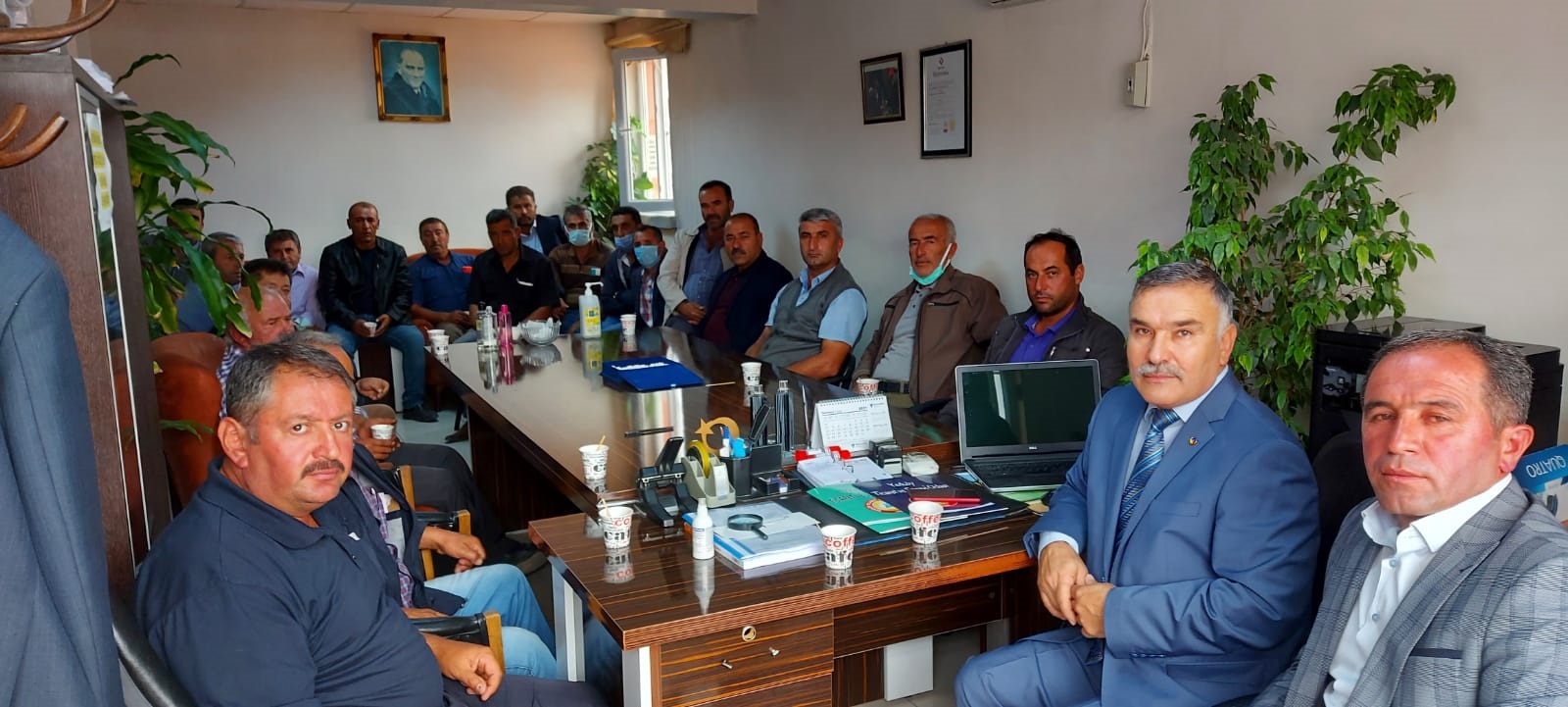 Yerköy TSO Başkanı Mehmet Kaya’nın vefat etmesi nedeniyle oda yönetiminin