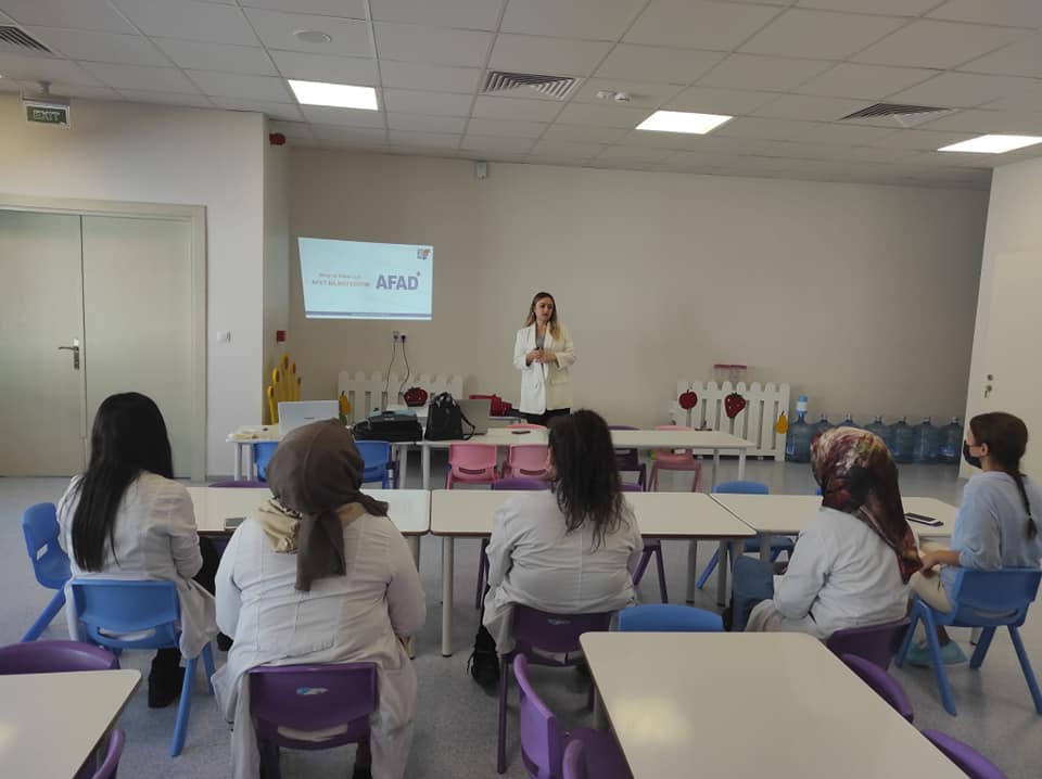 Yozgat Aile ve Sosyal Hizmetler İl Müdürlüğü tarafından Afet Eğitim