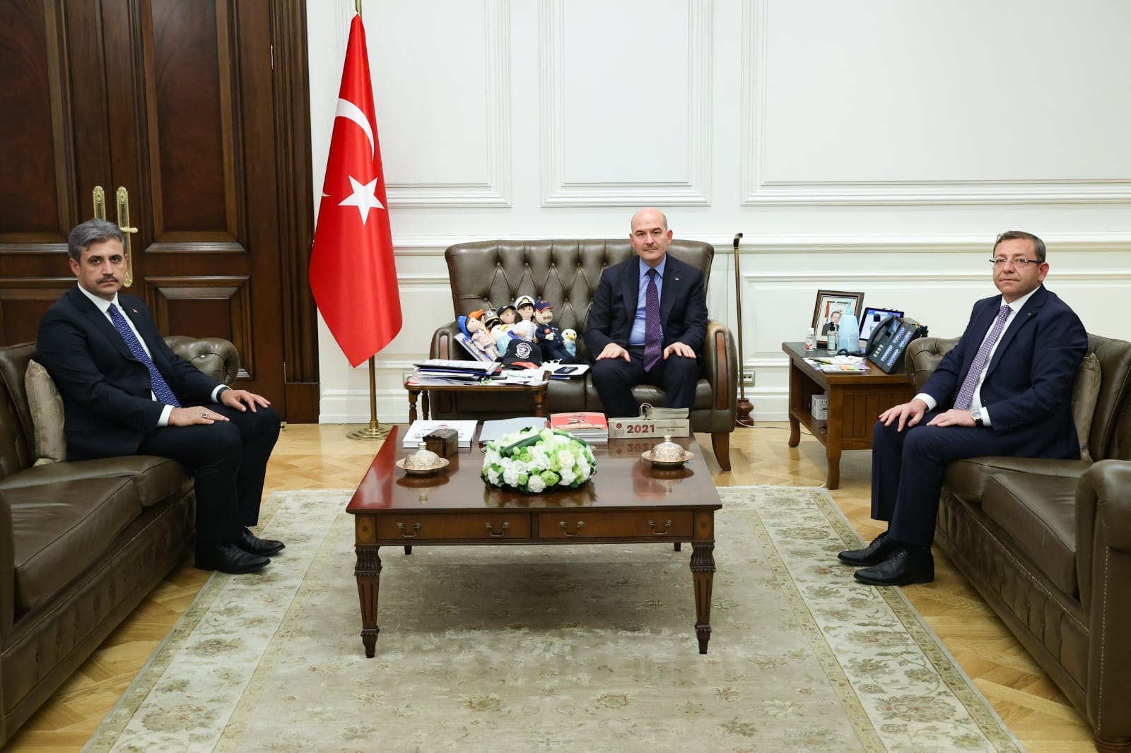 Yozgat Valisi Ziya Polat ve Belediye Başkanı Celal Köse, Ankara