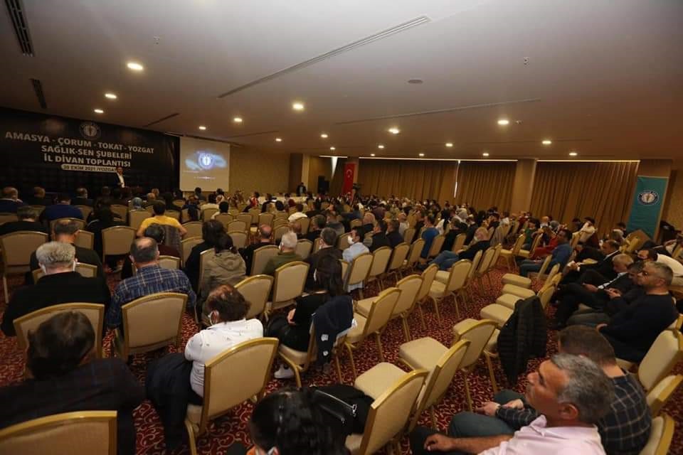 Sağlık-Sen Genel Başkanı Semih Durmuş, Genel Sekreter Durali Baki, Genel