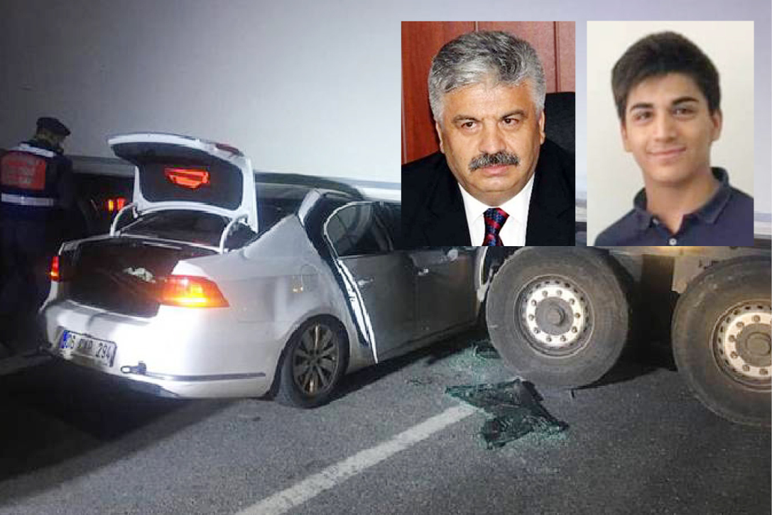 Eskişehir- Ankara karayolunda otomobil ile TIR'ın çarpışması sonucu, otomobilde bulunan