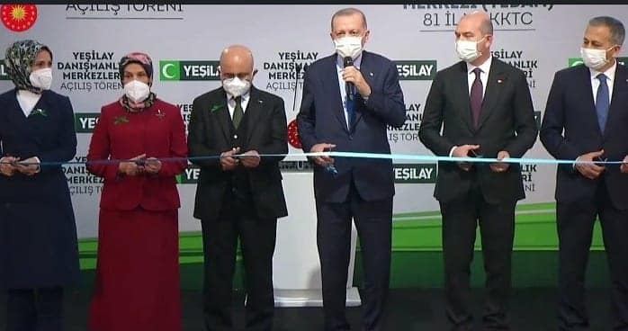 Cumhurbaşkanı Recep Tayyip Erdoğan’ın video konferans yöntemi ile katıldığı, aralarında