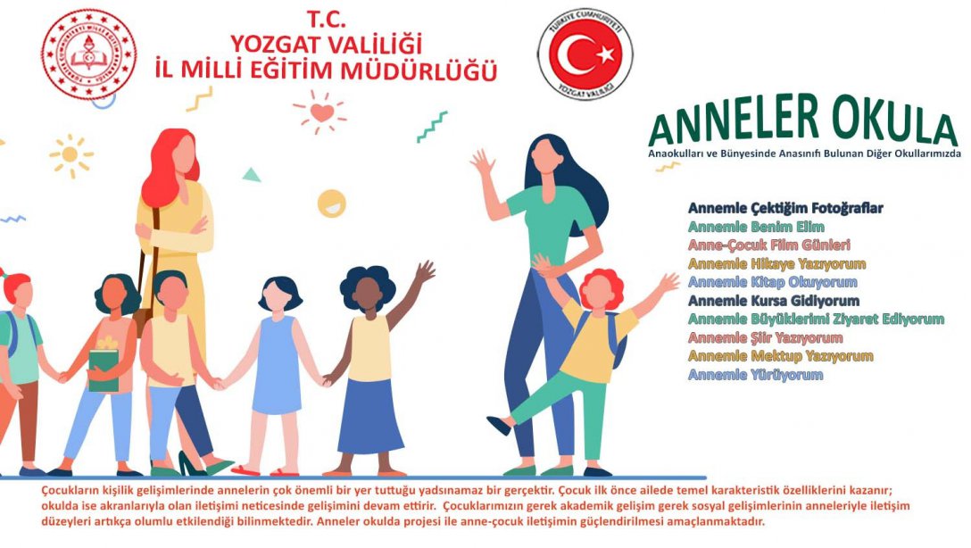 Yozgat’ta okul- veli işbirliğiyle anne çocuk iletişim düzeylerinin artırılması ile