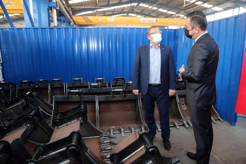 Yozgat Valisi Ziya Polat, Organize Sanayi Bölgesi (OSB)’deki firmalaları ziyaret