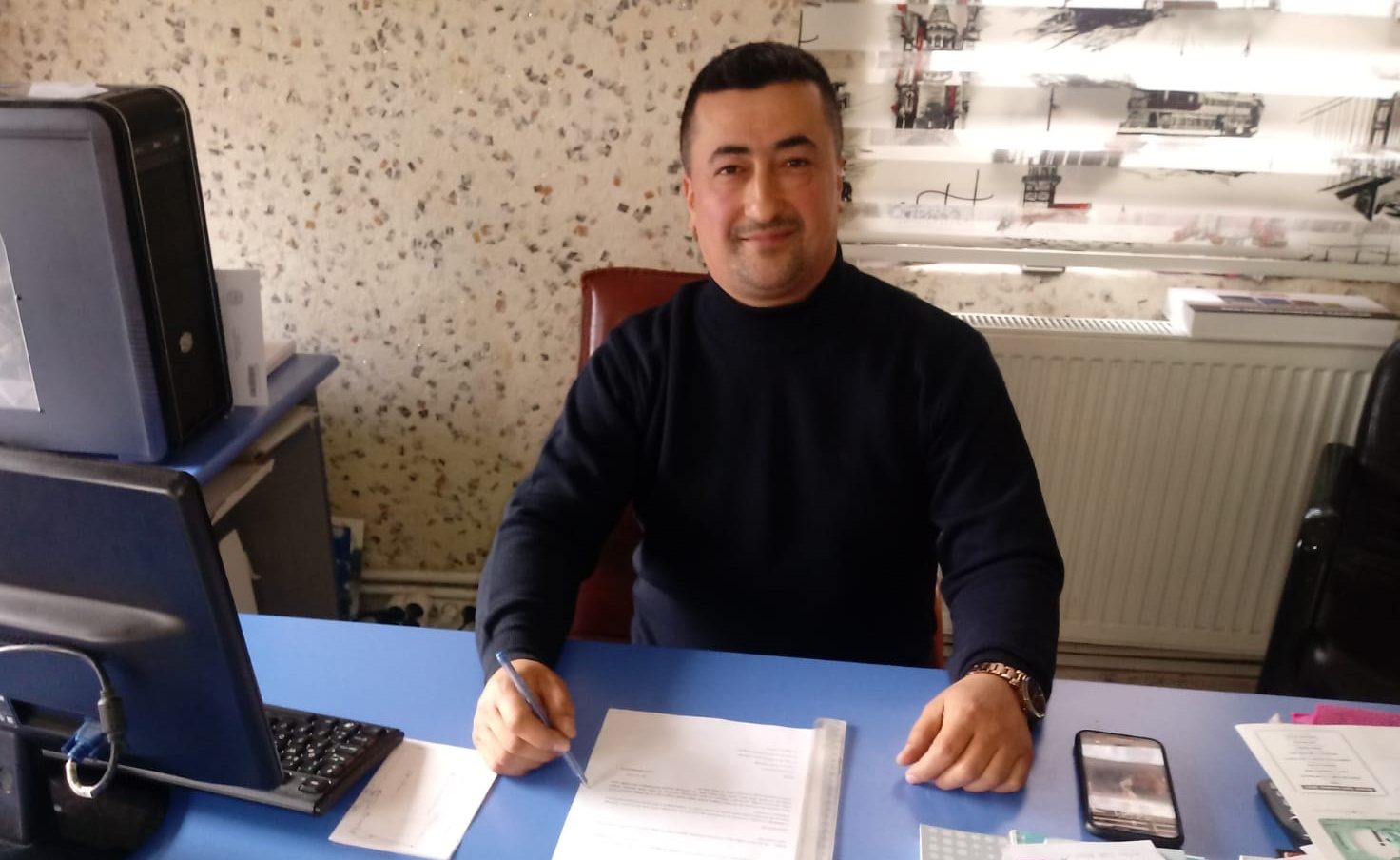 Yozgat’ta uzun yıllardır esnaflık yapan İçmeler giyim sahibi Abdurrahman İçme,