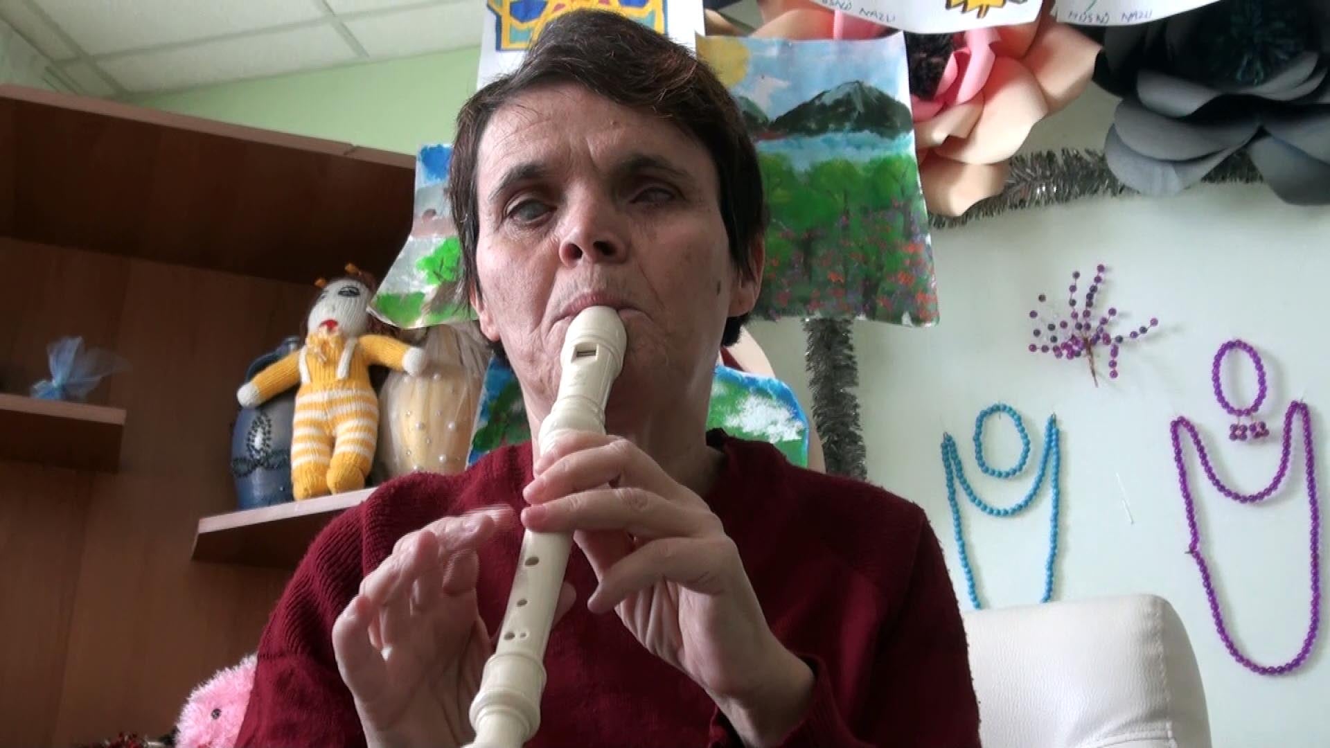 Yozgat’ta görme engelli Münevver Şahin, her engellinin farklı bir meziyete