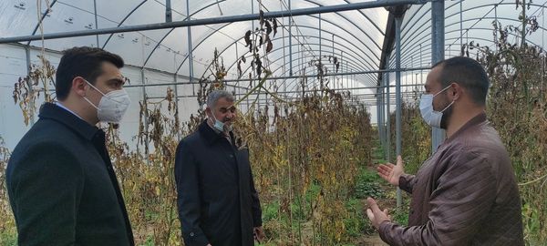 Çekerek Kaymakamı Hayrettin Buğra Güzel, tarımla uğraşan genç girişimcileri, alternatif