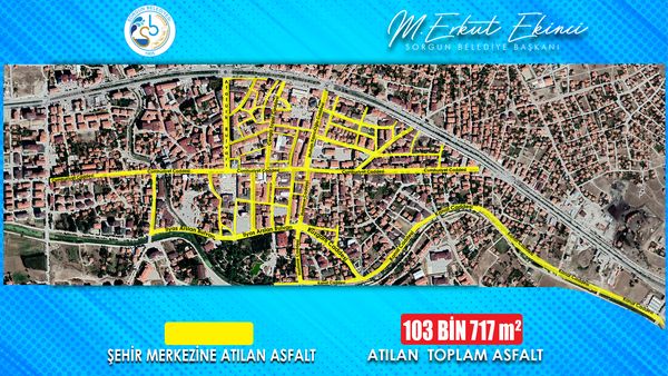 Sorgun Belediye Başkanı M Erkut Ekinci, belediye olarak altyapı ve