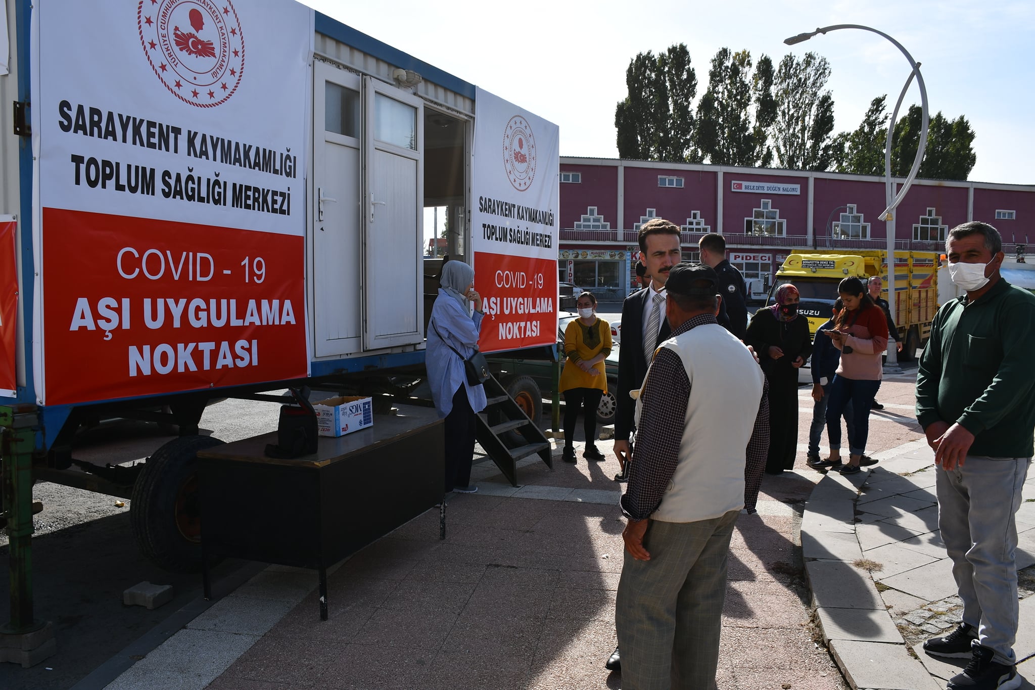 Saraykent ilçesinde aşılama oranının yüzde 70’in üzerine çıktığı, pozitif vaka