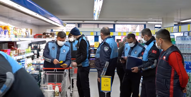 Boğazlıyan Belediyesi Zabıta Müdürlüğü ekipleri tarafından ilçede bulunan marketlerde fiyat