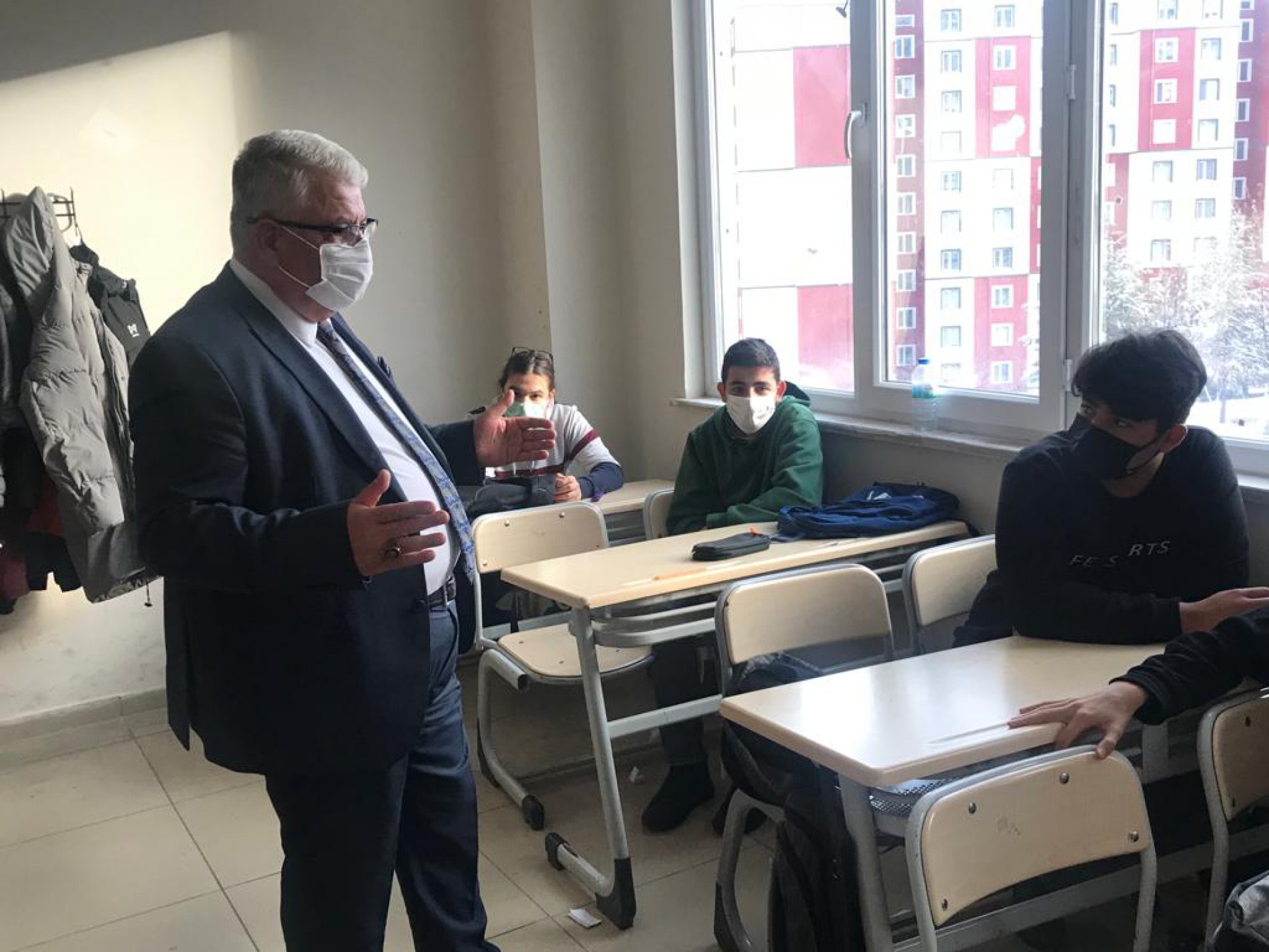 İl Milli Eğitim Müdürü Yusuf Yazıcı, okul ziyaretleri kapsamında Yozgat