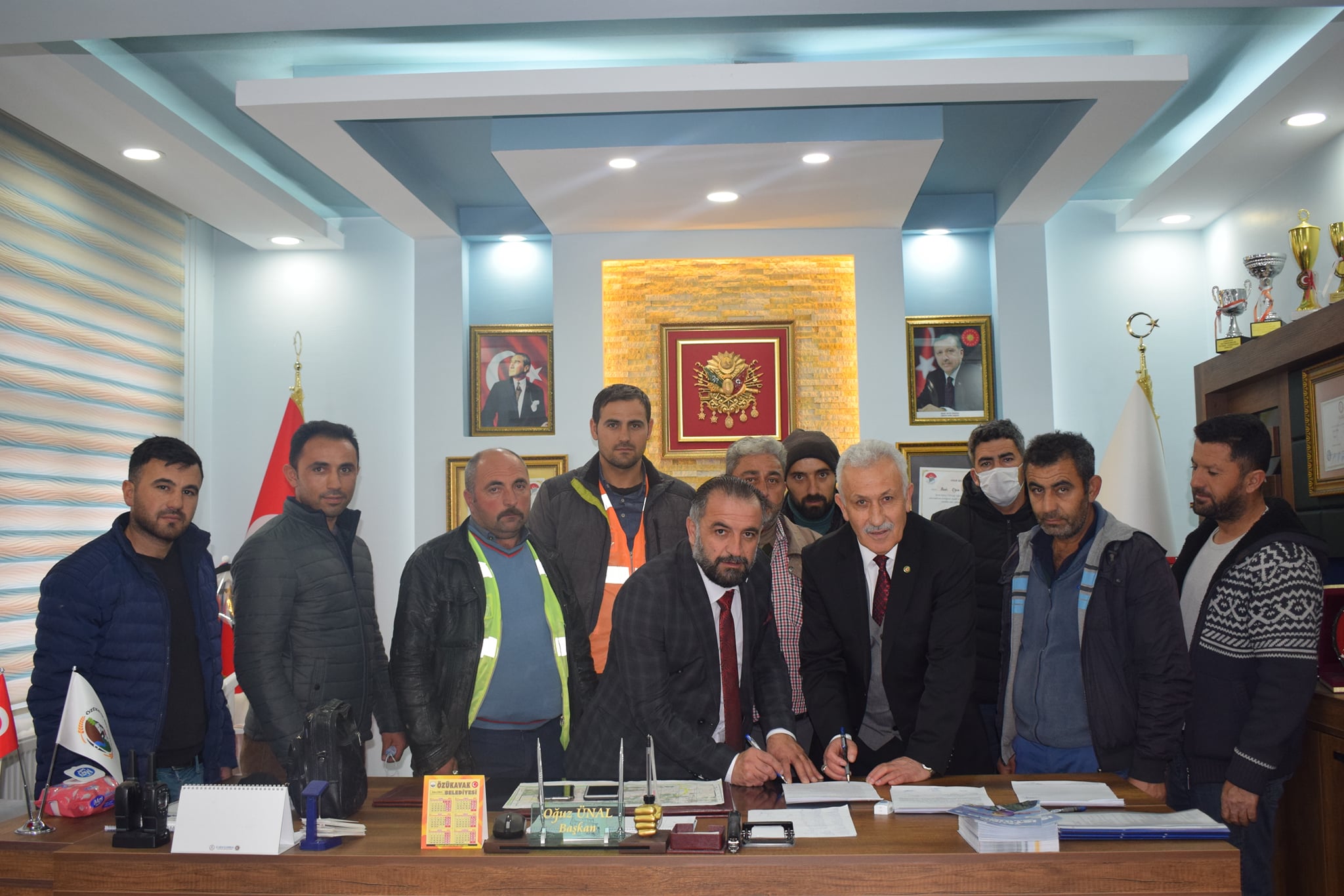 Hizmet İş Sendikası Yozgat Şubesi ile Özükavak Belediyesinde çalışan sendika