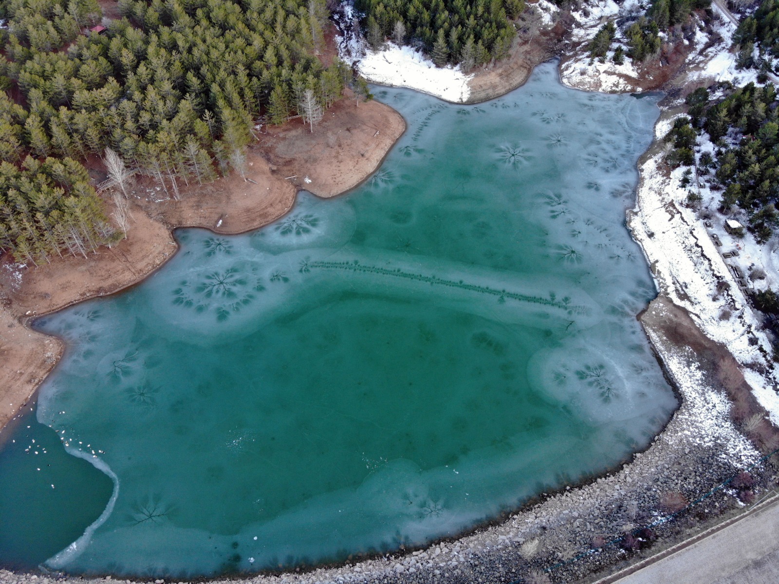 Türkiye'nin ilk milli parkı olan Yozgat Çamlığı Milli Parkı içerisinde