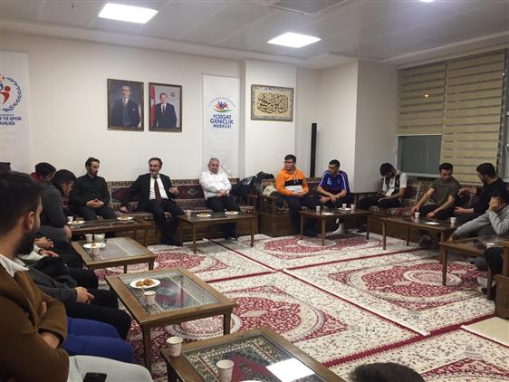 Yozgat İl Müftüsü Ali Gülden Bozok Üniversitesi Esentepe KYK Yurdundaki