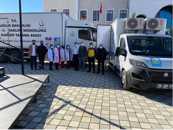 Yozgat İl Sağlık Müdürlüğü Mobil Kanser Tarama Aracı Çekerek İlçesinde