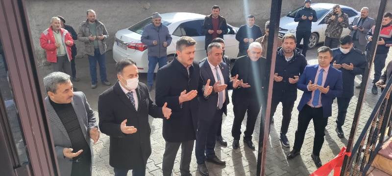 Sarıkaya Kaymakamı Samet Serin, tarafından Tepedoğan Köyünde Köy Konağının açılışı
