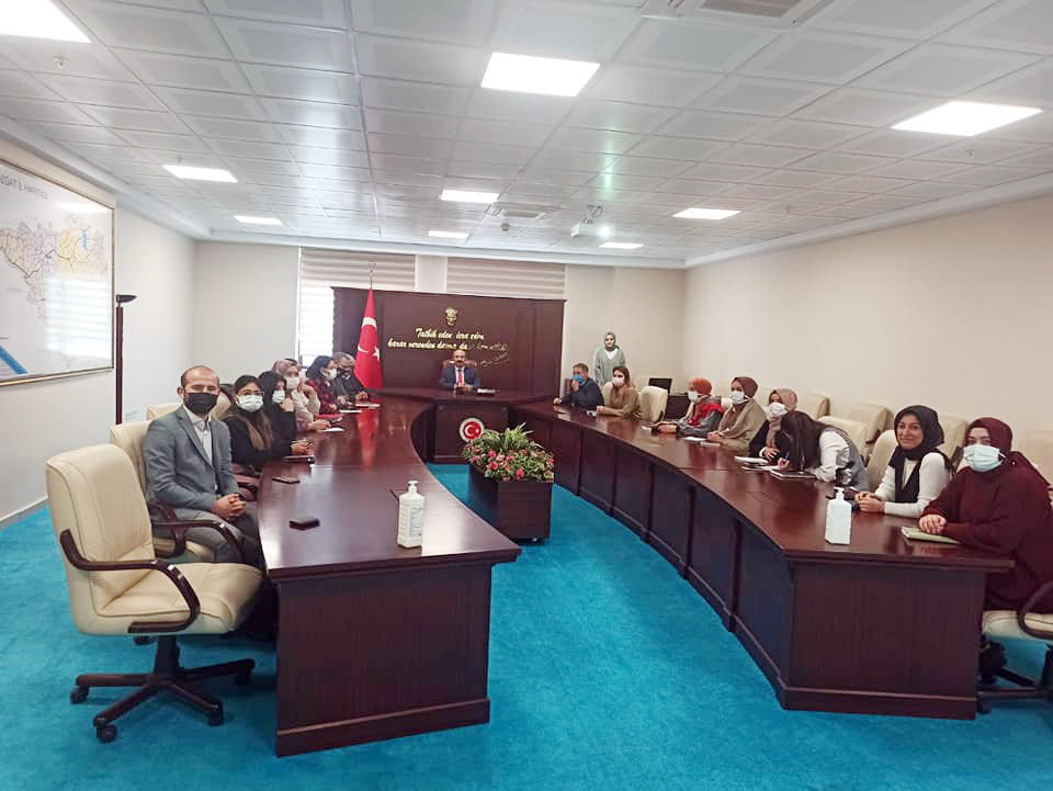 Aile ve Sosyal Politikalar İl Müdürü Abdullah Neşeli, kurumlarında çalışan