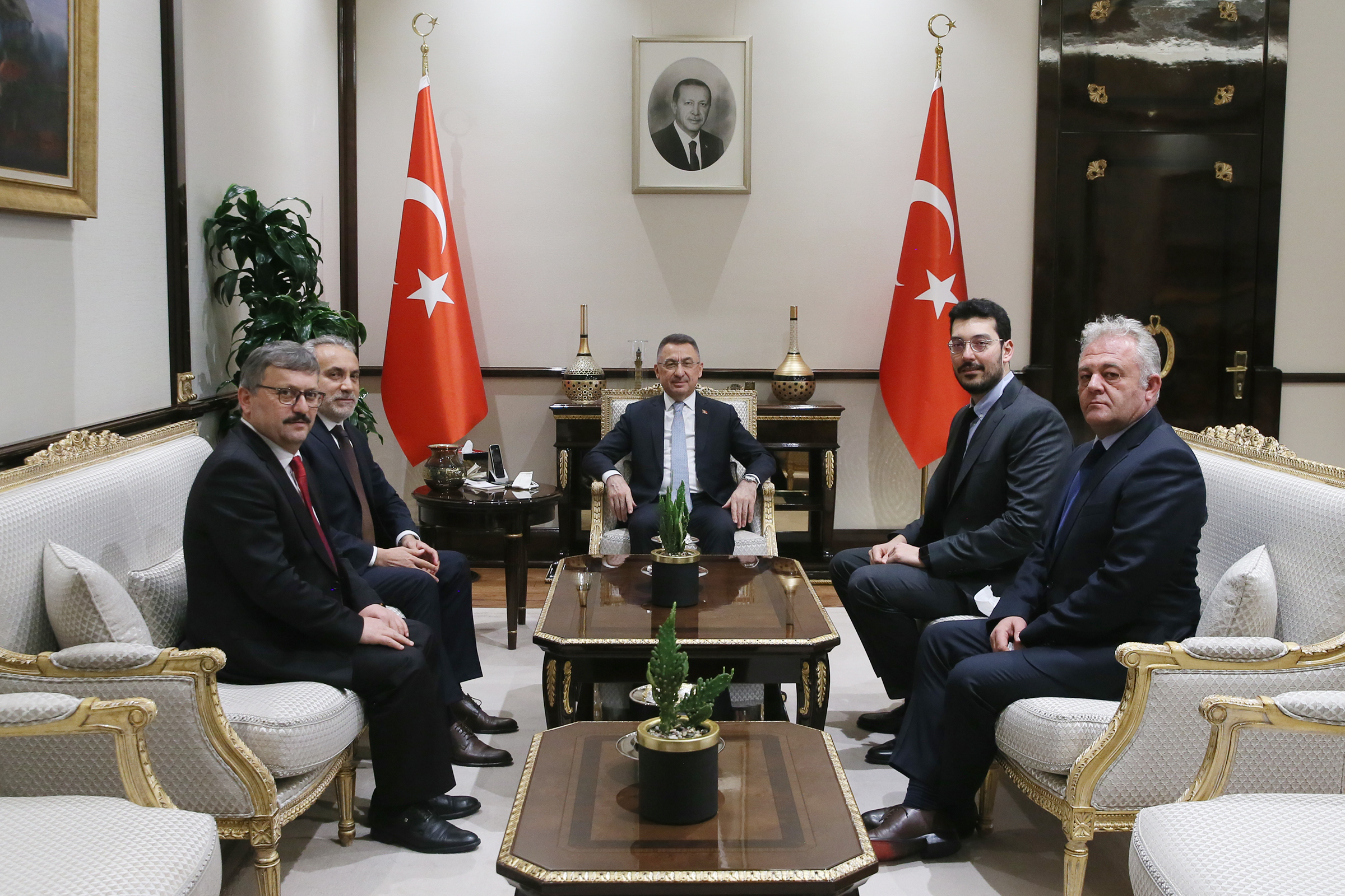 Yozgat Bozok Üniversitesi Rektörü Prof. Dr. Ahmet Karadağ, beraberinde Rektör