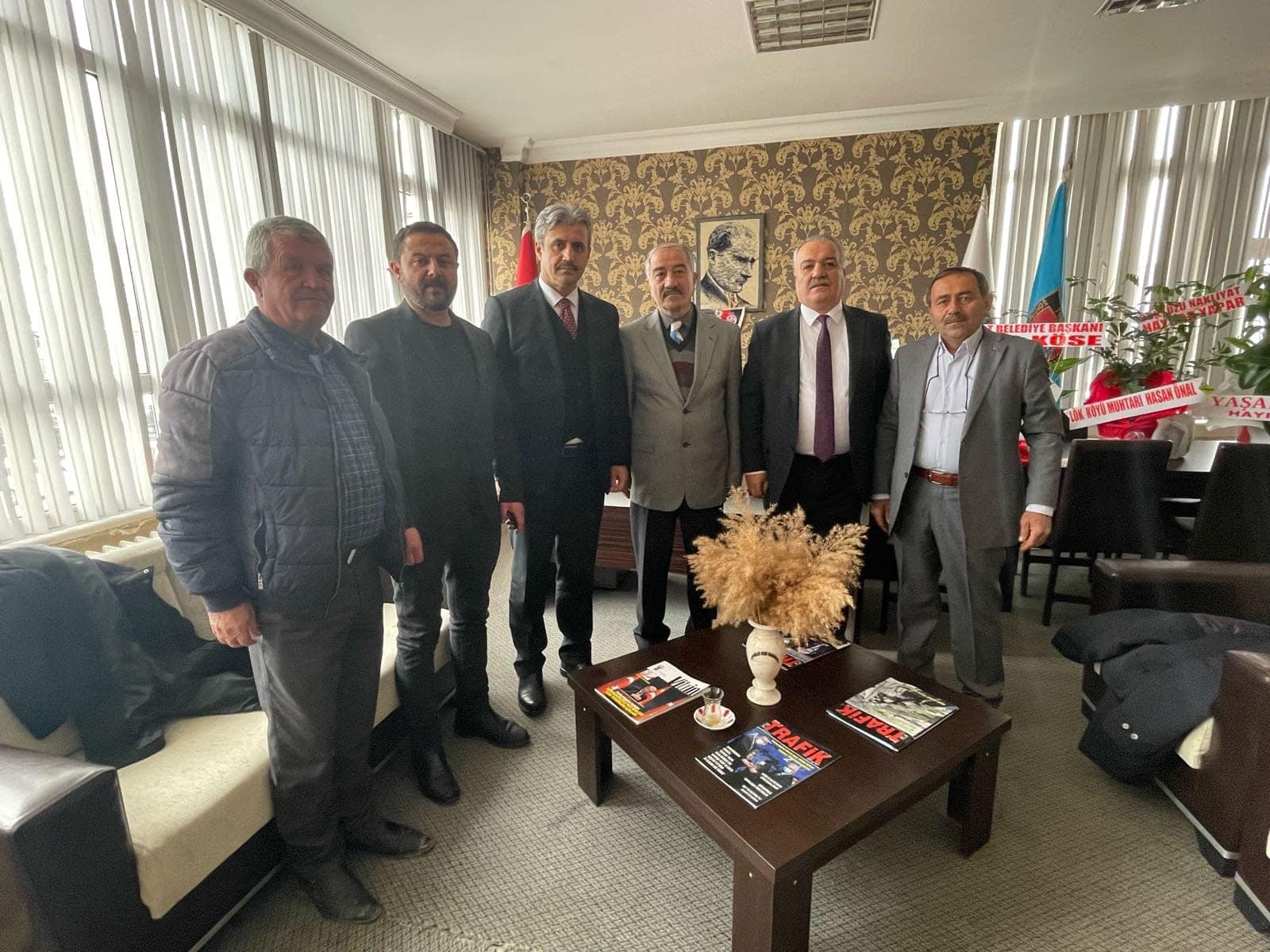 Yozgat Belediye Başkanı Celal Köse, beraberinde Belediye Meclis Üyesi Nuri