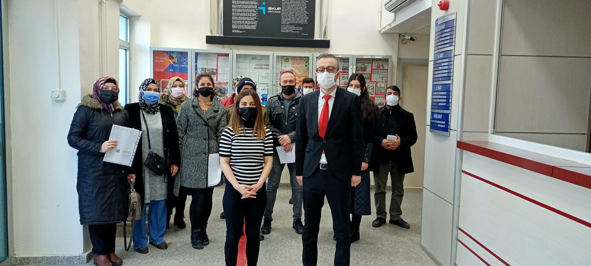 Yozgat Çalışma ve İş Kurumu işbaşı eğitim programıyla onlarca kişiye