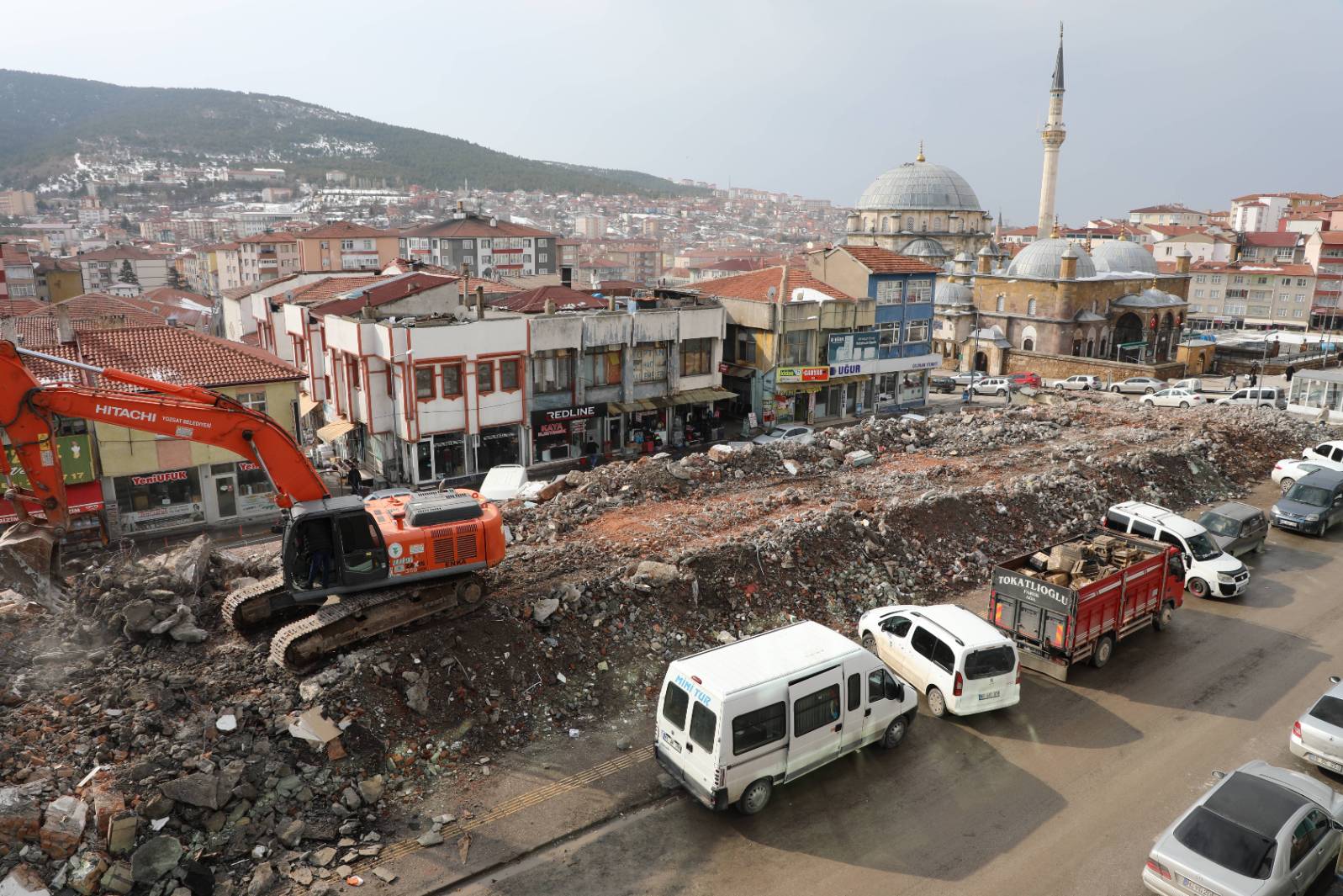 Yozgat Belediyesi tarafından başlatılan Bankalar Caddesi Kentsel Dönüşüm Projesi kapsamında