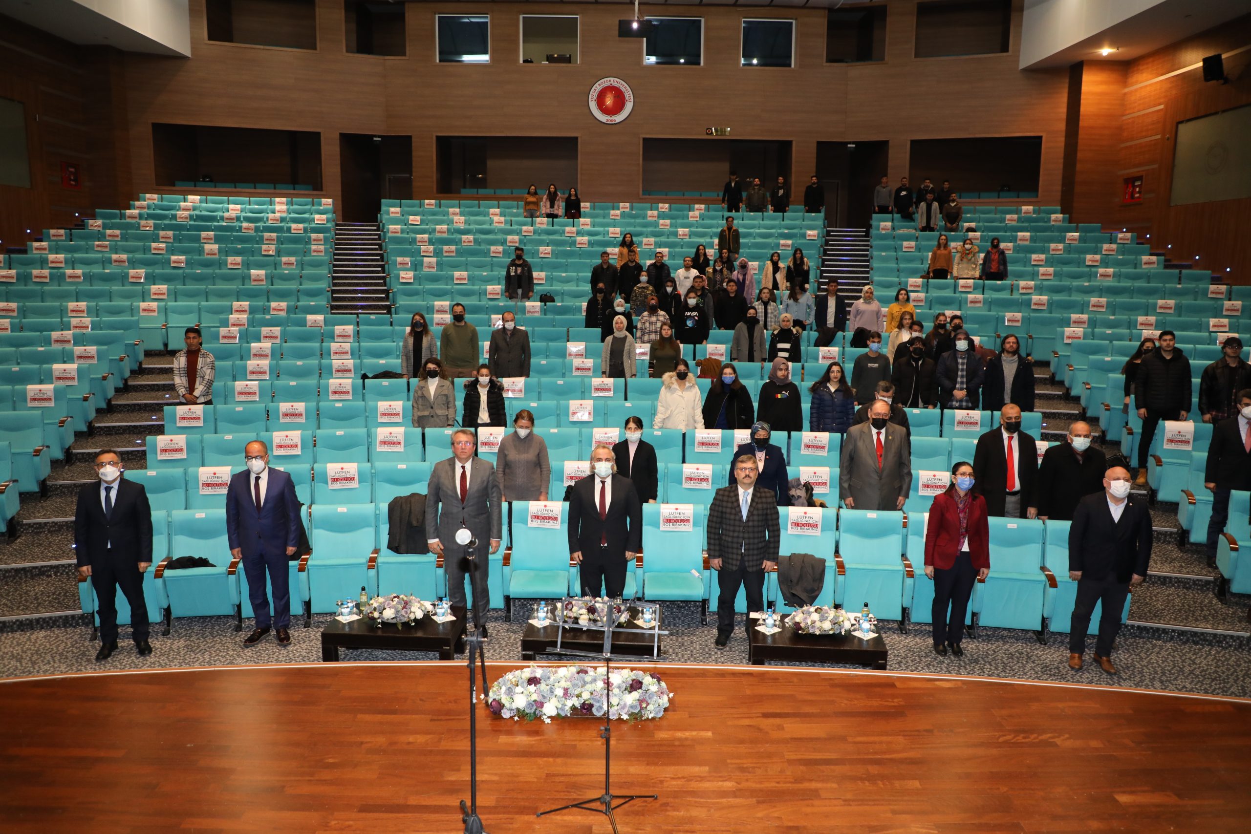 18 Mart Çanakkale Zaferi'nin 107. Yıldönümü dolayısıyla Bozok üniversitesinde anma