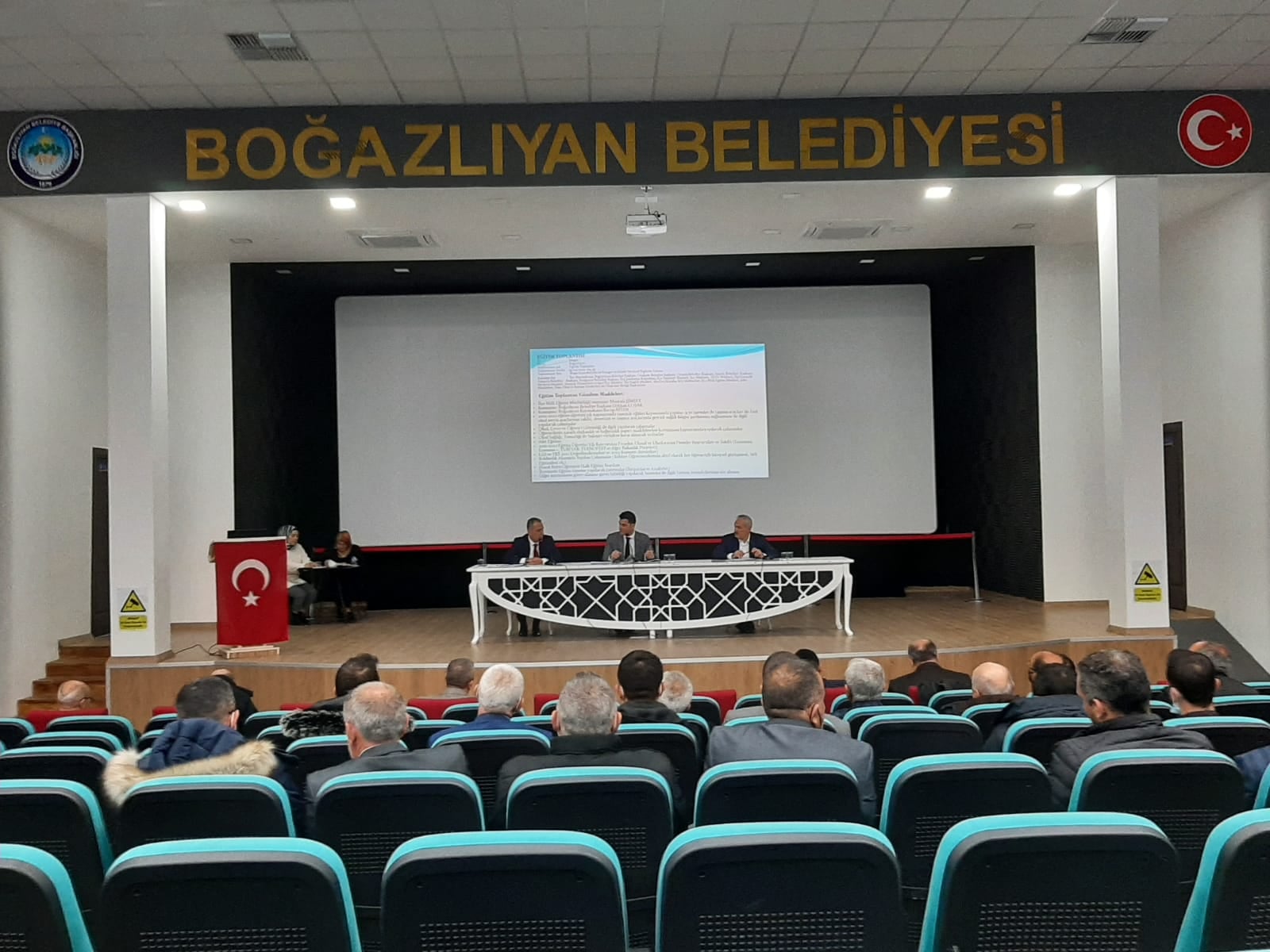 Boğazlıyan Kaymakamı Recep Aaydın başkanlığında Mart ayı eğitim toplantısı yapıldı.
