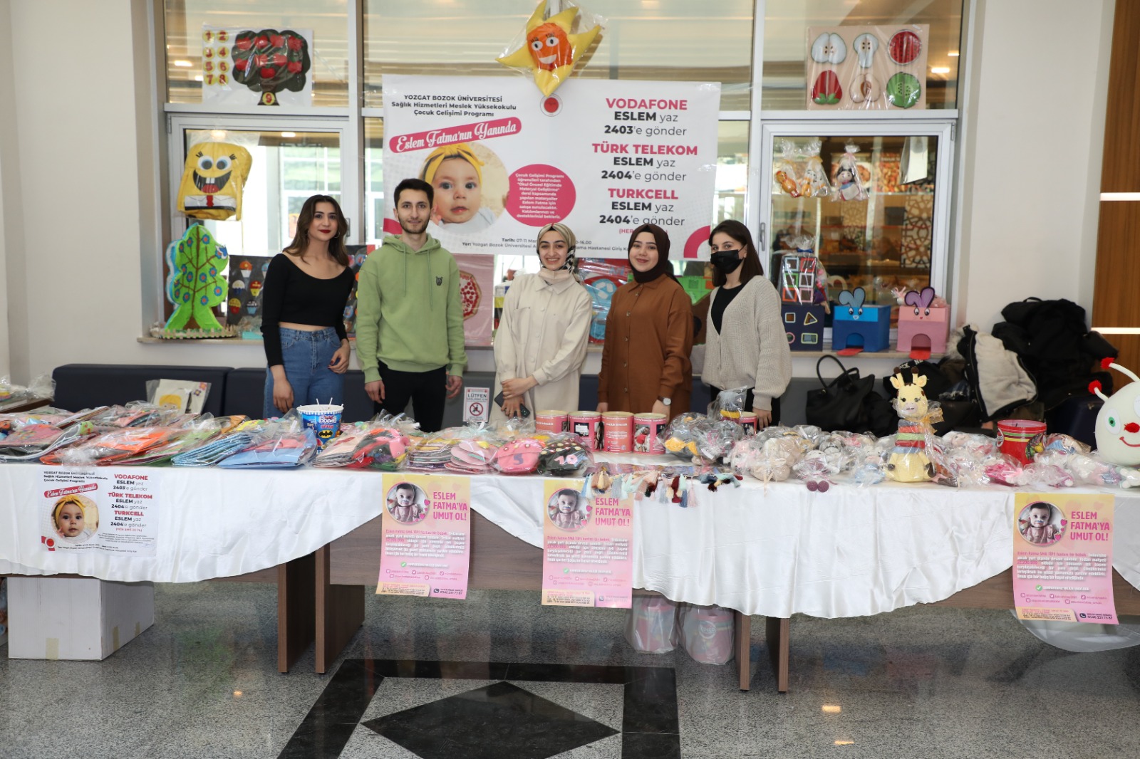 Yozgat’ta SMA Tip 1 hastası bebek Eslem Fatma için yapılan