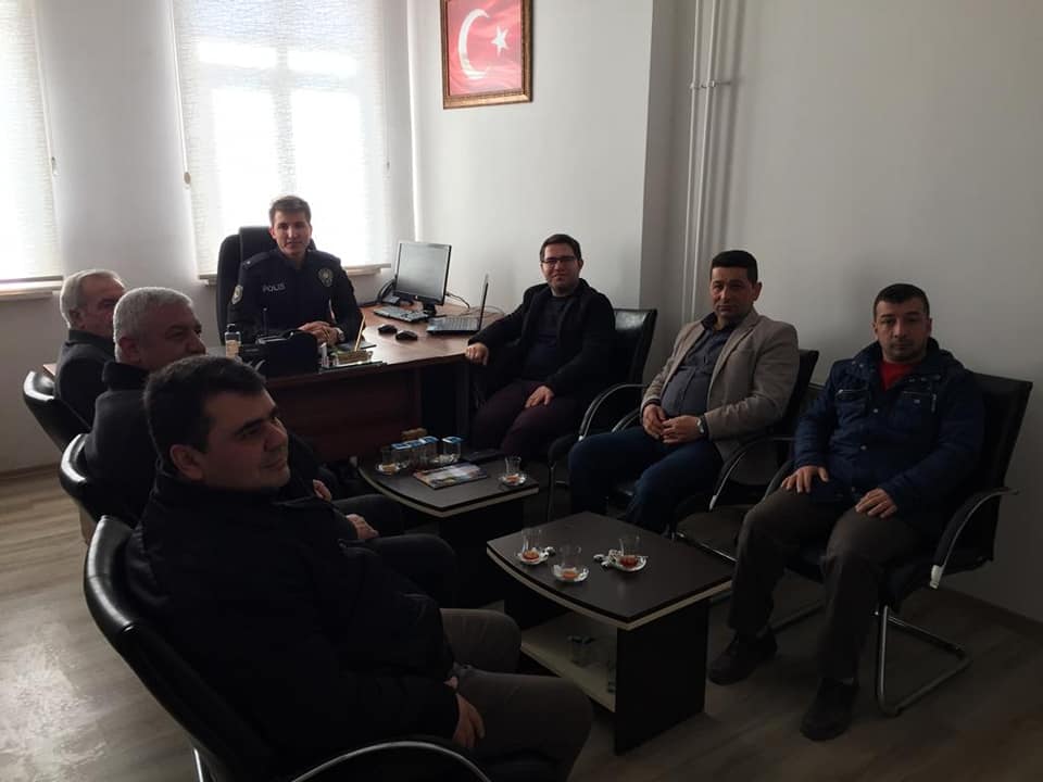 Ak Parti Yerköy İlçe Başkanı Hacı Dereli beraberinde yönetim kurulu