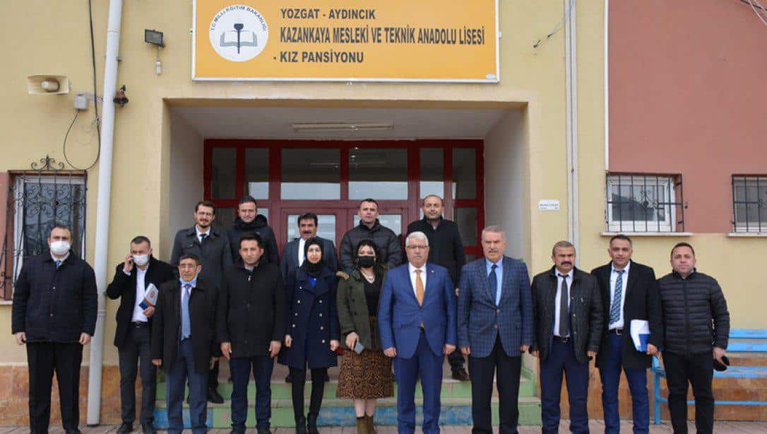 Yozgat İL Milli Eğitim Müdürü Yusuf Yazıcı, Sorgun ve Aydıncık