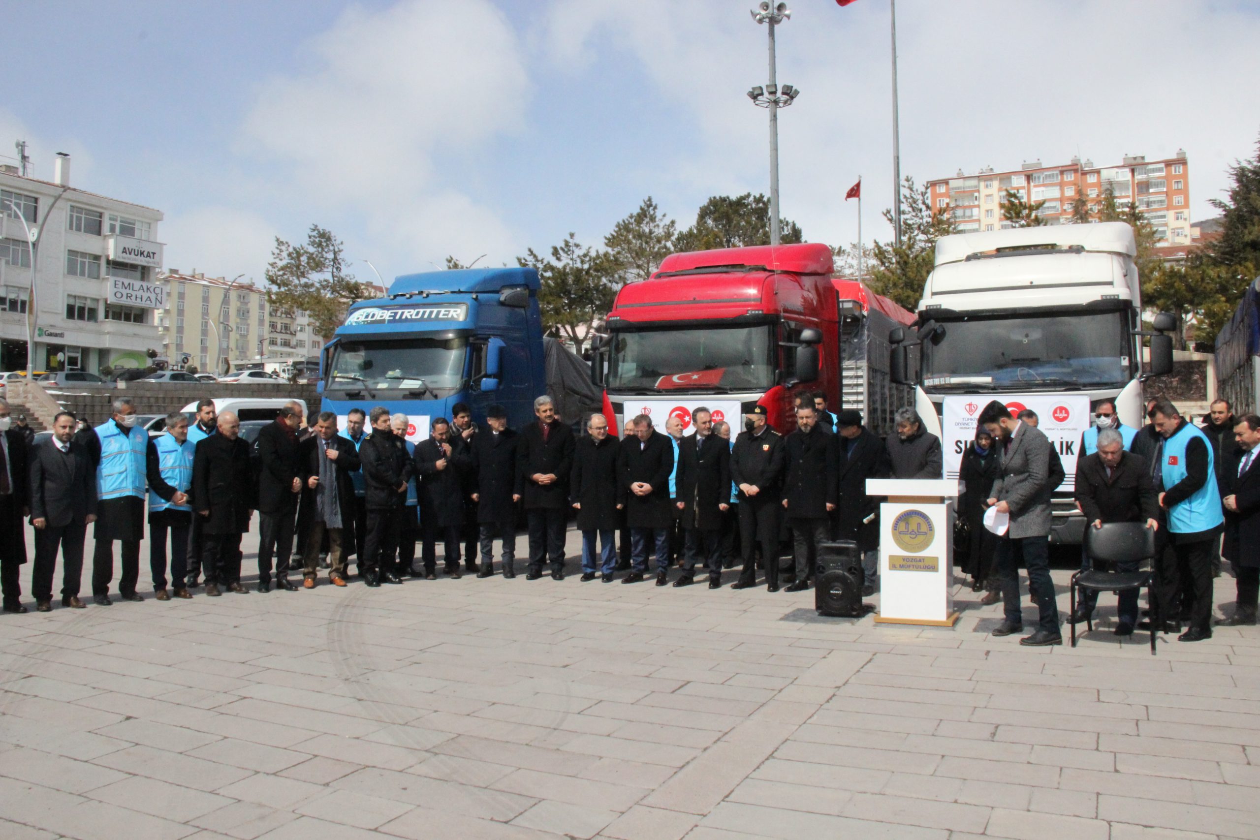 Yozgat Valiliği koordinesinde İl Müftülüğünce düzenlenen "Soğuk Üşütür, İyilik Isıtır"