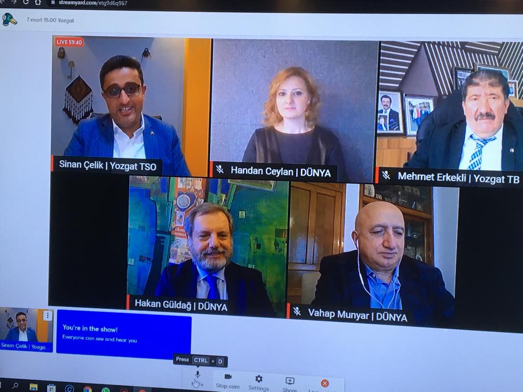 Dünya Gazetesi ve TOBB işbirliğinde hayata geçen Dünya Web Tv‘’Başkanlar