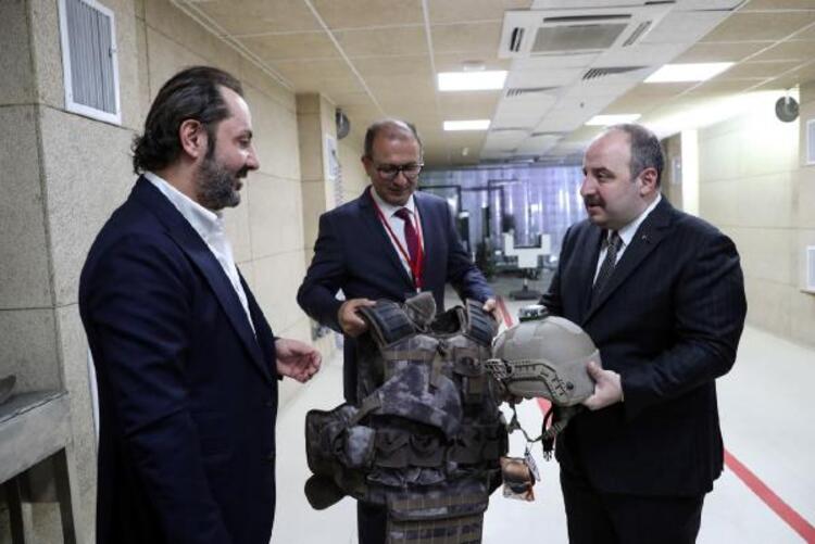 Sanayi ve Teknoloji Bakanı Mustafa Varank, Yozgat'taki incelemeleri sırasında, Ukrayna Devlet